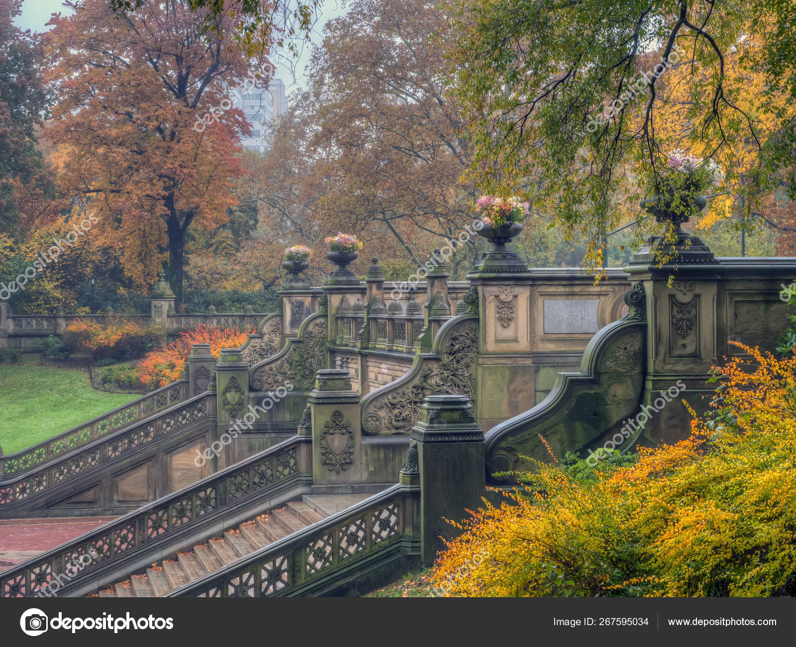 Bethesda Terrace, Central Park in the Fall, New York City