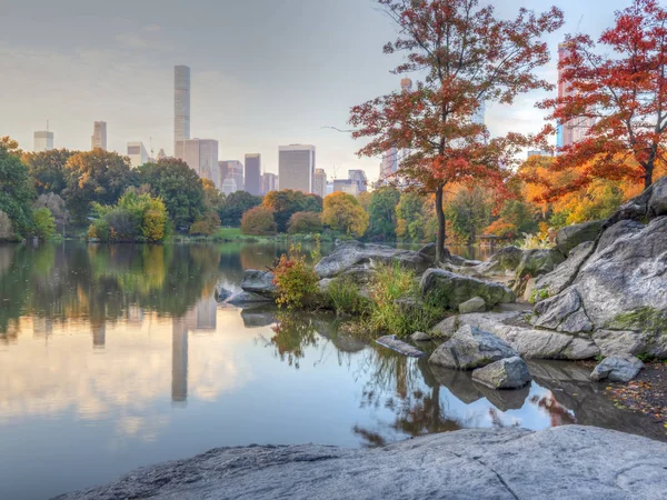 En el lago en Central Park — Foto de Stock