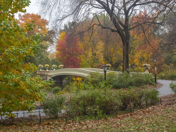 Bow Bridge, Central Park, New York CIT — Stockfoto