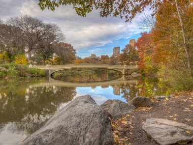 Bow köprüsü,Central Park, New York Cit
