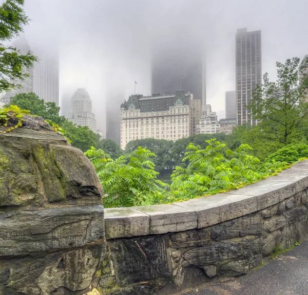 Central Park 'taki Gapstow Köprüsü — Stok fotoğraf