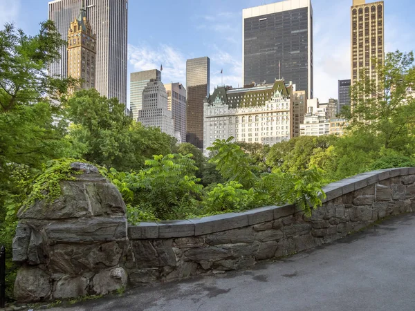 Central Park 'taki Gapstow Köprüsü — Stok fotoğraf