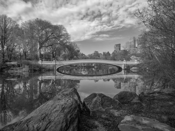 Central Park na jaře — Stock fotografie