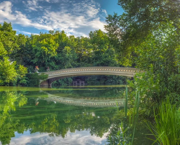 Bow Bridge Central Park New York City — Stockfoto