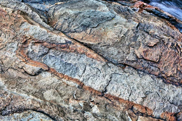 Parede Pedra Granito New Hampshire — Fotografia de Stock