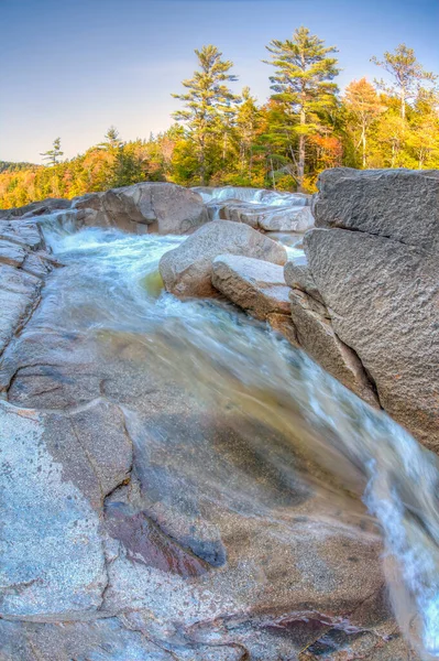 Herbst Swift River New Hampshire — Stockfoto