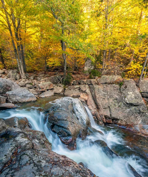 新罕布什尔州斯威夫特河的秋天 — 图库照片