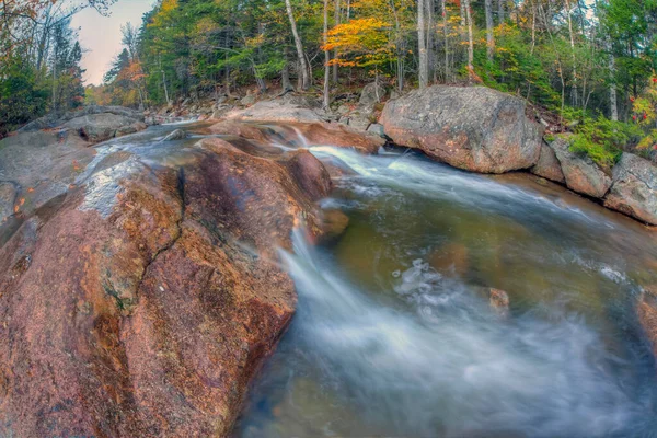 Sonbahar New Hampshire Daki Swift Nehrinde — Stok fotoğraf