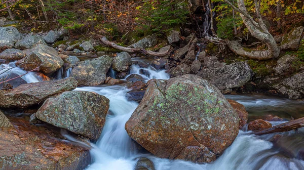 Jesień Nad Rzeką Swift New Hampshire — Zdjęcie stockowe