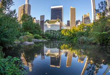 Central Park 'ın kıyısındaki Plaza Oteli, New York