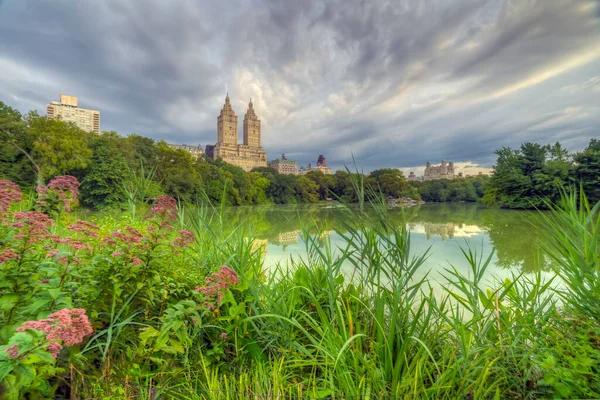 Aan Het Meer Central Park New York City Manhattan — Stockfoto