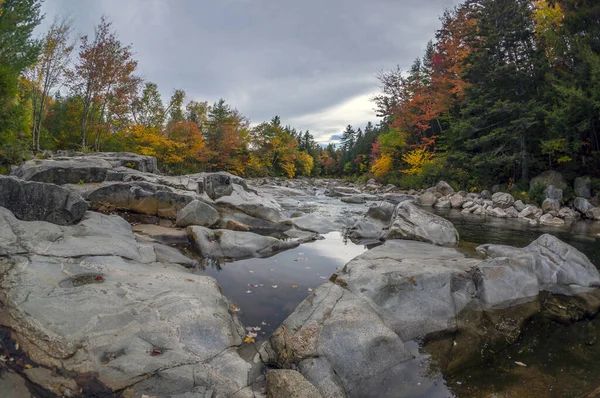 Otoño Río Swift New Hampshire — Foto de Stock