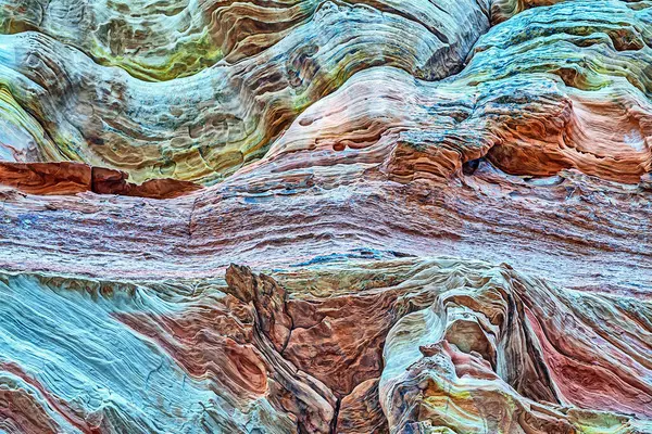 Arenisca Una Roca Sedimentaria Clásica Compuesta Principalmente Granos Silicato Tamaño Imagen de stock