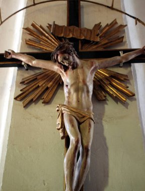 Noel için Katolik crucifix