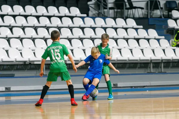 Concursos Futsal Entre Niños Dynamo Krylatskoye — Foto de Stock