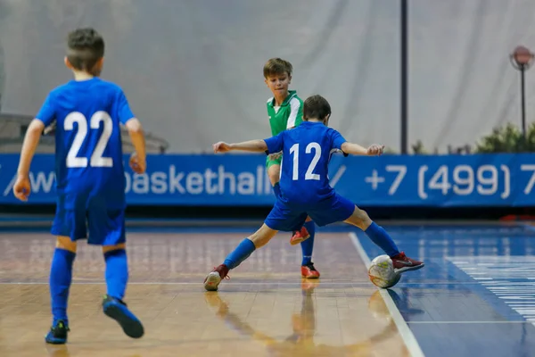 Competizioni Futsal Tra Bambini Dinamo Krylatskoye — Foto Stock