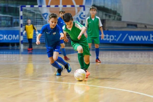 Concursos Futsal Entre Niños Dynamo Krylatskoye — Foto de Stock