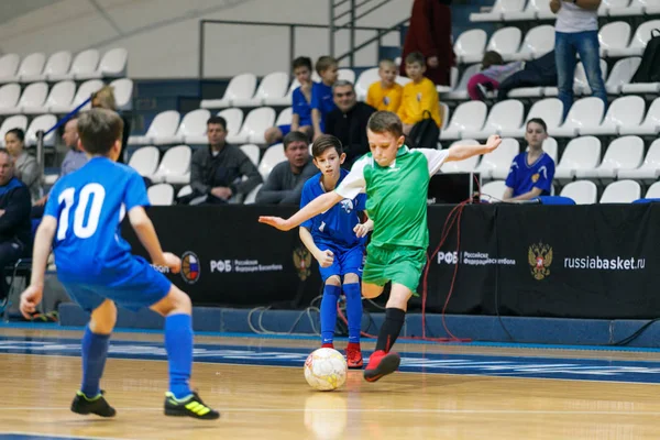 Competições Futsal Entre Crianças Dínamo Krylatskoye — Fotografia de Stock