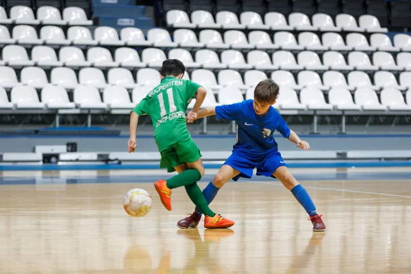 Competições Futsal Entre Crianças Dínamo Krylatskoye — Fotografia de Stock