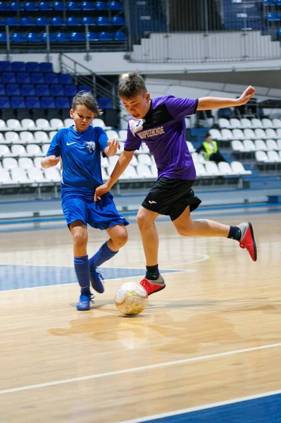 Competizioni Futsal Tra Bambini Dinamo Krylatskoye — Foto Stock