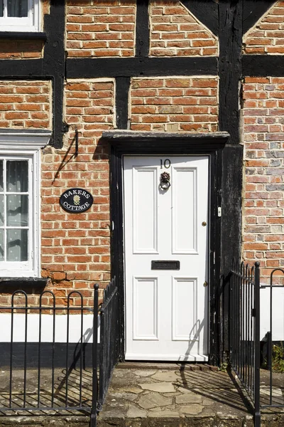 Winslow Regno Unito Aprile 2015 Tradizionale Porta Ingresso Georgiana Cottage — Foto Stock