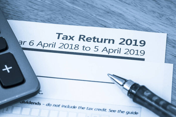 Tax return form UK 2019