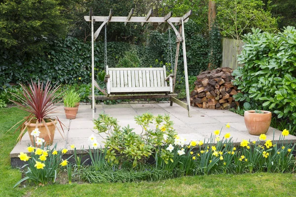 Gartenterrassenmöbel — Stockfoto