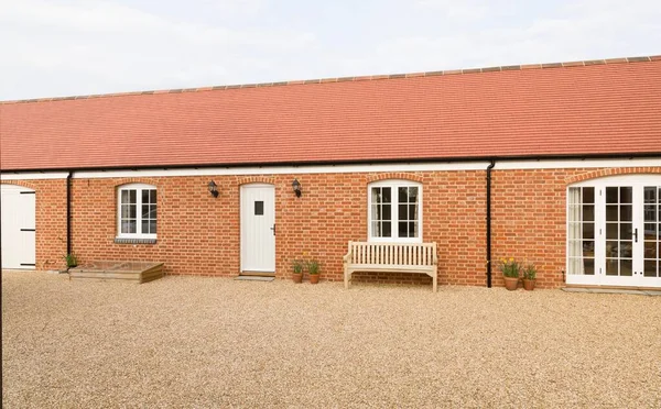 Barn Conversion Provide Single Storey Granny Annexe Annex House Exterior — Stock Photo, Image