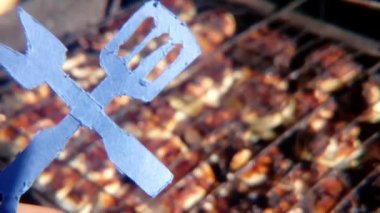 Arka plan Barbekü Izgara sembolü