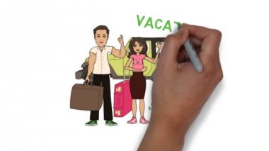 tatil gezi tatil animasyon