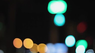 gece ışıkları trafik ışıkları sokak