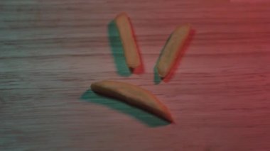 patates kızartması üzgün gıda arka plan patates