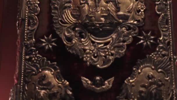 Bok King Fantasy Smycken Antik — Stockvideo
