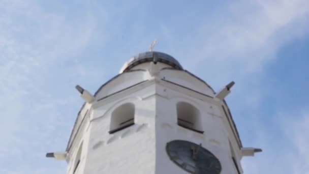 Church Tower Architecture History Cathedral — Stock Video