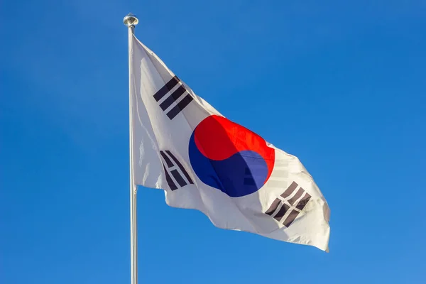 kore bayrağı gökyüzü ulusal arka plan