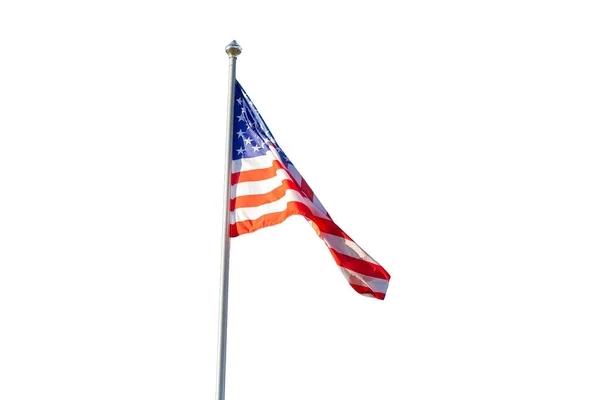 Bandeira Dos Eua América Nacional Isolada — Fotografia de Stock