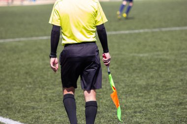 Arbiter asistan futbol hakem futbol