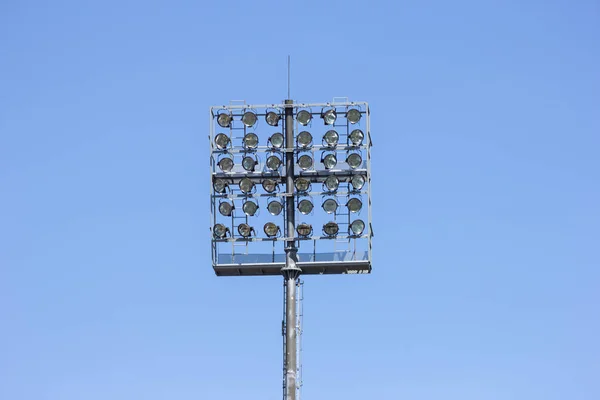 Iluminação Mastro Evento Estádio Esporte — Fotografia de Stock