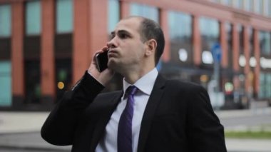 işadamı telefon kızgın duygu nefret ediyor