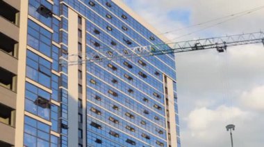 İnşaat Vinç yüksek teknoloji bina geliştirme mimarisi