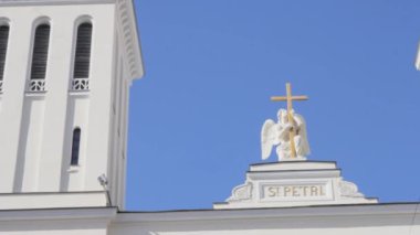 Protestan Lutheran kilise çapraz melek bina