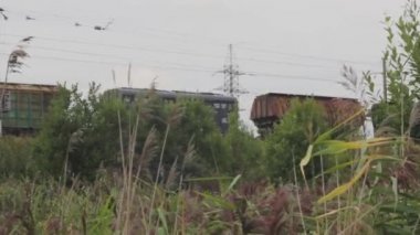 Yük treni teslim vagon demiryolu