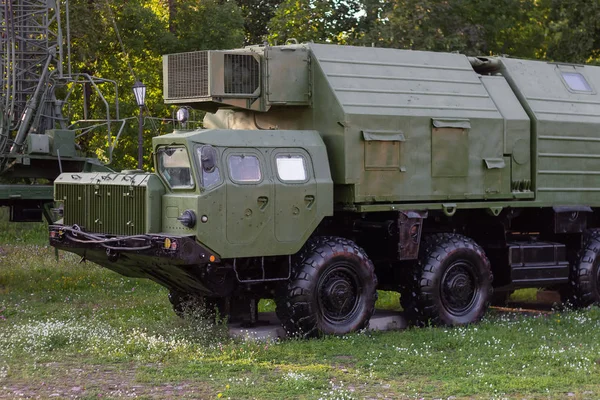 Wojskowy Ciężarówka Moc Transportu Armii Sprzętu — Zdjęcie stockowe