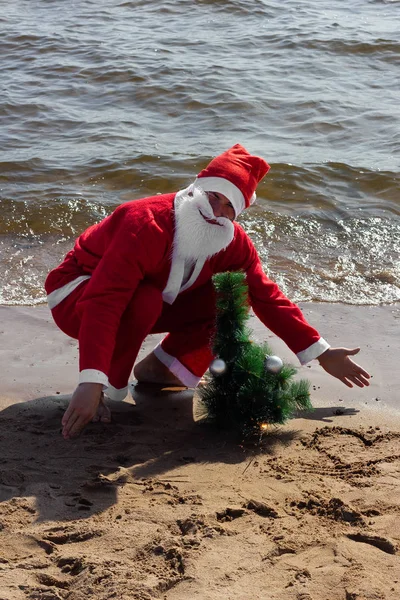 noel baba kalp kum plaj aşk noel seyahat