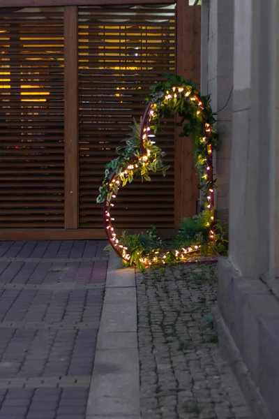 Herz Symbol Liebe Schaufenster Licht Geschenk — Stockfoto