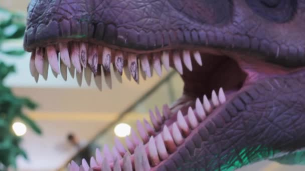 Spinosaurus εξέλιξη ερπετό jurassic κρητιδική γιγαντιαία μεγάλο — Αρχείο Βίντεο