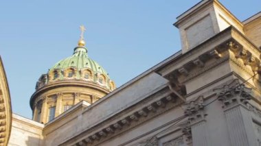 Kazan Katedrali Kubbe İmparatorluğu tarzı mimari Petersburg Kültür Turisti