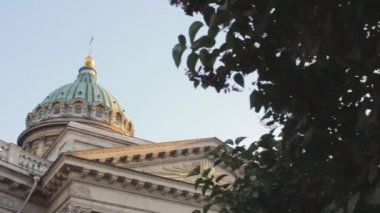 Kazan Katedrali Kubbe İmparatorluğu tarzı mimari Petersburg Kültür Turisti