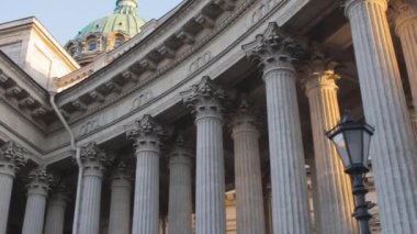 Kazan Katedrali Kubbe İmparatorluğu tarzı mimari Petersburg Kültür Turisti