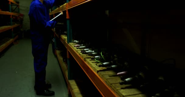 Attente Mannelijke Ingenieur Behoud Van Visbestanden Workshop — Stockvideo